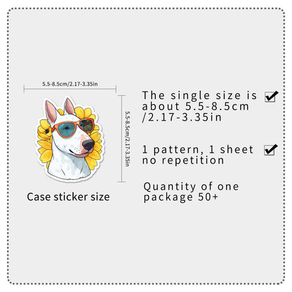 Foba Paws | 50 Bull Headed Terrier Stickers Foba Paws: Terrier Haven