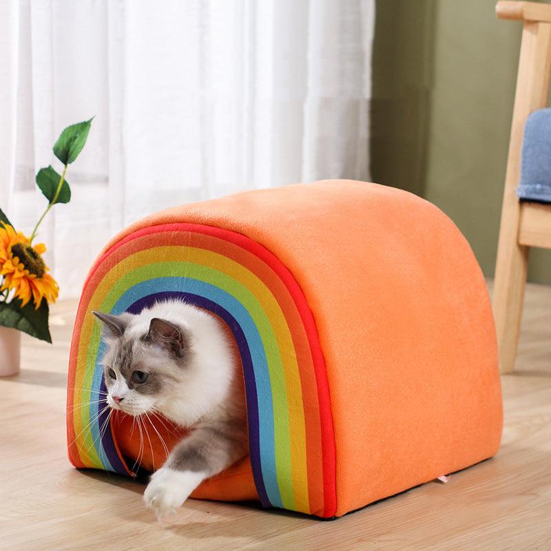 Foba Paws | Rainbow Q-Rainbow Cat's nest - Foba Paws: Terrier Haven