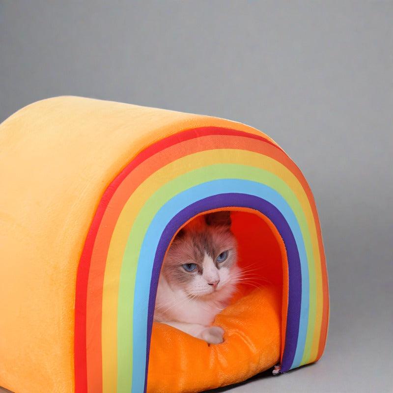 Foba Paws | Rainbow Q-Rainbow Cat's nest - Foba Paws: Terrier Haven