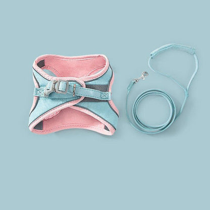 Foba Paws | Baby Pink Harness & Leads with Night Reflective, extra safe and comfortable - Foba Paws: Terrier Haven