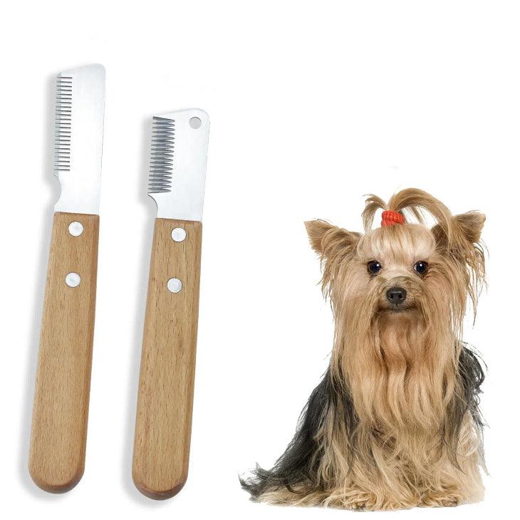 Foba Paws | Beech Handle Terrier Plucking Set - Foba Paws: Terrier Haven