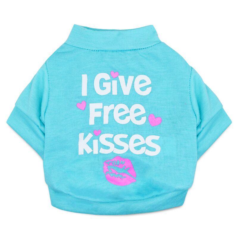 Foba Paws | Summer "I GIVE FREE KISS" pet hoodie - Foba Paws: Terrier Haven