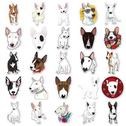 Foba Paws | 50 Bull Headed Terrier Stickers Foba Paws: Terrier Haven