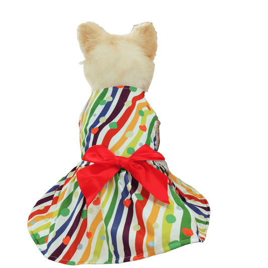 Foba Paws｜Rainbow Q-Pet Rainbow Exaggerated Dress for LGBTQ Pride Events - Foba Paws: Terrier Haven