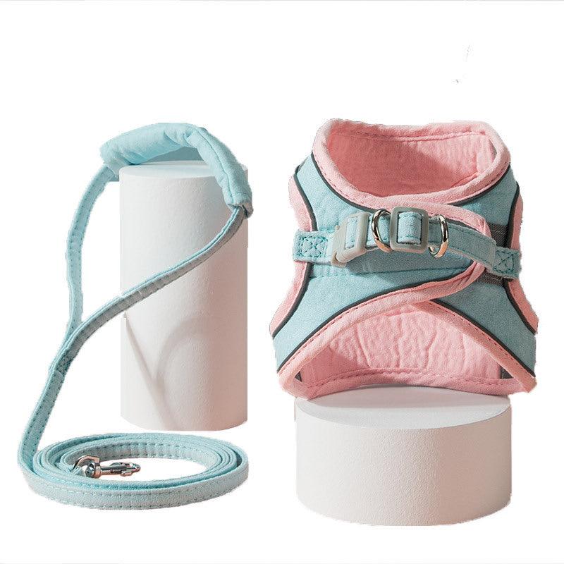 Foba Paws | Baby Pink Harness & Leads with Night Reflective, extra safe and comfortable - Foba Paws: Terrier Haven