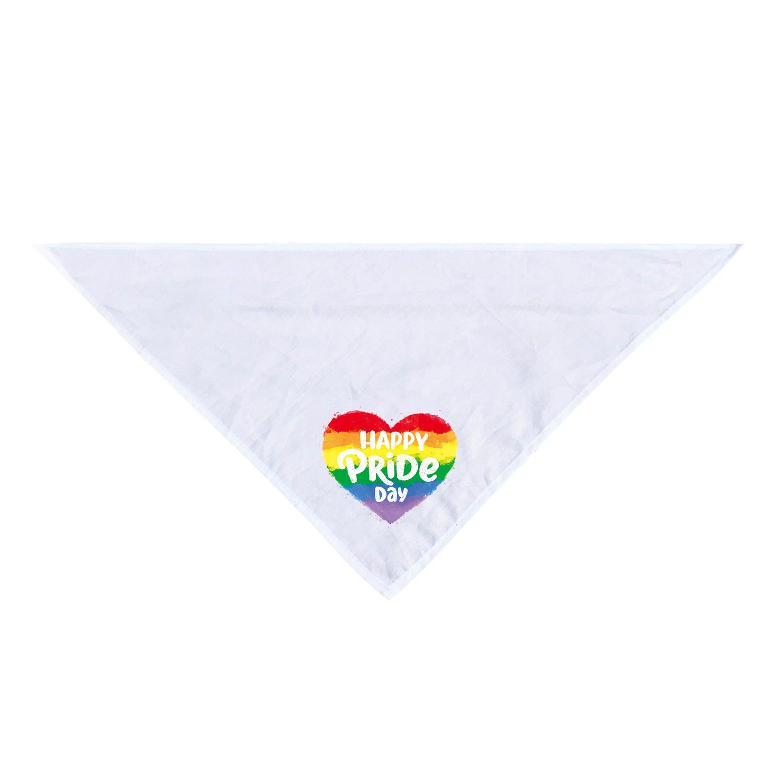 Foba Paws | Rainbow Q Pet Lip Scarf Pride Month Festival Headband - Foba Paws: Terrier Haven