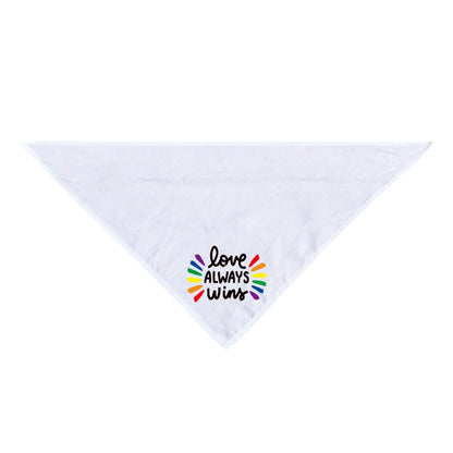 Foba Paws | Rainbow Q Pet Lip Scarf Pride Month Festival Headband - Foba Paws: Terrier Haven