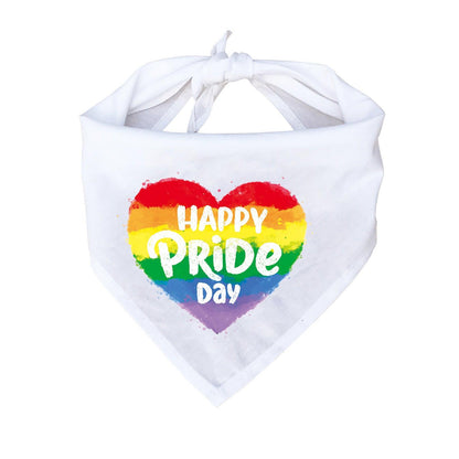 Foba Paws | Rainbow Q Pet Lip Scarf Pride Month Festival Headband - Foba Paws: Terrier Haven