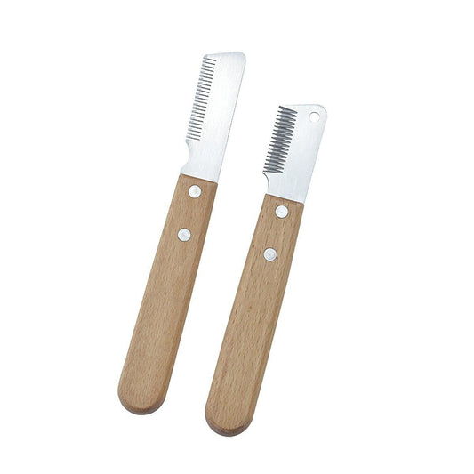 Foba Paws | Beech Handle Terrier Plucking Set - Foba Paws: Terrier Haven