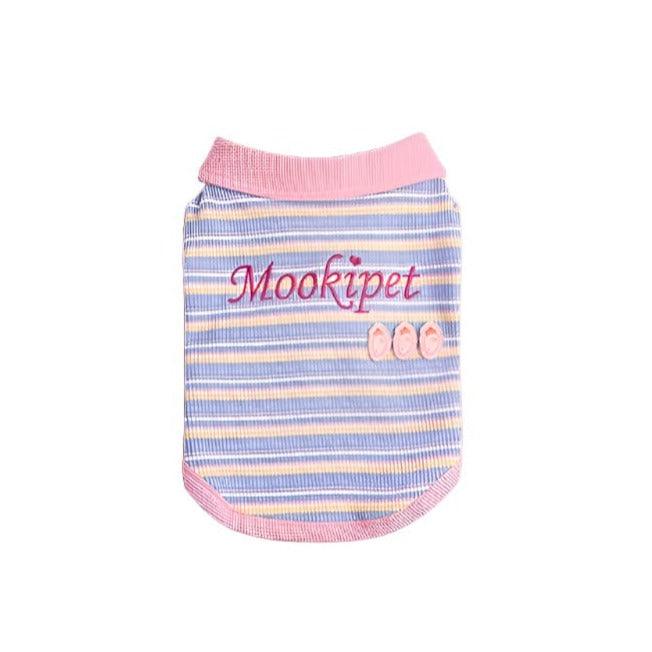 Foba Paws | Pinky Power-Barbie Princess Pet Fashion: Pink Striped Collar Polo Shirt for Dogs and Cats - Foba Paws: Terrier Haven