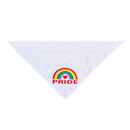 Foba Paws | Rainbow Q Pet Lip Scarf Pride Month Festival Headband - Foba Paws: Terrier Haven